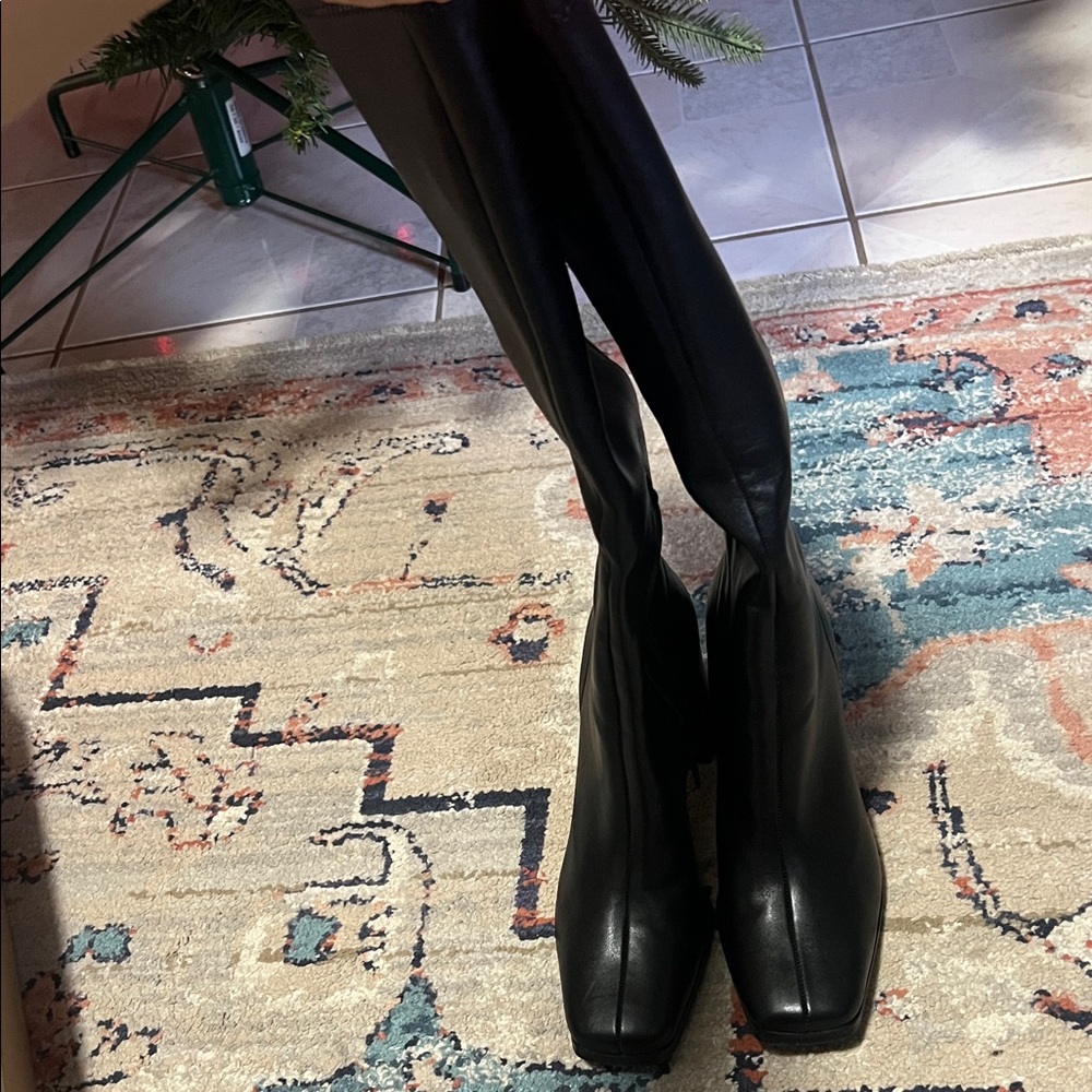 Chinese Laundry Black Over the Knee Boots